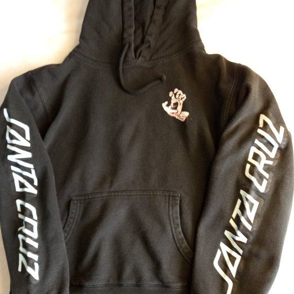 Santa Cruz Hand Skateboard Hoodie Sweatshirt (S) - Picture 5 of 7